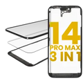 3 in 1 (Glass With OCA Pre-Installed + Frame) For iPhone 14 Pro Max (OCA Master)