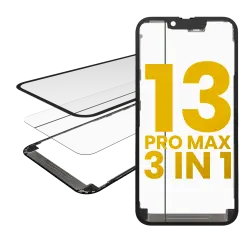 3 in 1 (Glass With OCA Pre-Installed + Frame) For iPhone 13 Pro Max (OCA Master)