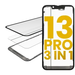 3 in 1 (Glass With OCA Pre-Installed + Frame) For iPhone 13 Pro (OCA Master)