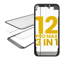3 in 1 (Glass With OCA Pre-Installed + Frame) For iPhone 12 Pro Max (OCA Master)