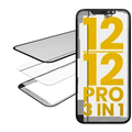 3 in 1 (Glass With OCA Pre-Installed + Frame) For iPhone 12 / 12 Pro (OCA Master)