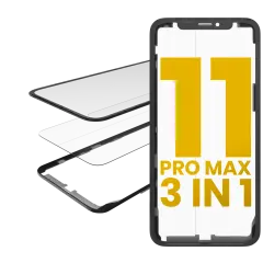 3 in 1 (Glass With OCA Pre-Installed + Frame) For iPhone 11 Pro Max (OCA Master)