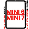 Digitizer For iPad Mini 6 (2021) / Mini 7 (2024) (WiFi / Cellular) (OCA Pre-Installed & Glass Separation Required) (Aftermarket Plus) (All Colors)