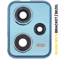 Back Camera Lens With Bracket / Bezel For Xiaomi Redmi Note 12 Pro 5G (Blue)