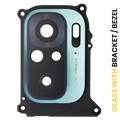 Back Camera Lens With Bracket / Bezel For Xiaomi Redmi Note 10 (Aqua Green)