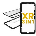 3 in 1 (Glass With OCA Pre-Installed + Frame) For iPhone XR (OCA Master) (2 Pack)