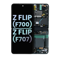 Inner OLED Assembly With Frame For Samsung Galaxy Z Flip 4G (F700) (Service Pack) (Mirror Black)