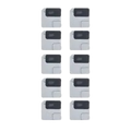 Flash Light / Power Flex Bracket With Microphone Mesh For iPhone 12 Mini (Black) (10 Pack)
