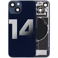 Back Glass w/ MagSafe Magnet & NFC & Flashlight Flex For iPhone 14 (Used OEM Pull: Grade B) (Midnight)