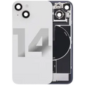 Back Glass w/ MagSafe Magnet & NFC & Flashlight Flex For iPhone 14 (Used OEM Pull: Grade B) (Starlight)