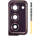 Back Camera Lens With Cover Bezel Ring For Samsung Galaxy Z Fold 2 5G (F916) (Mystic Bronze)
