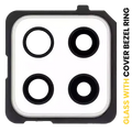 Back Camera Lens With Cover Bezel Ring For Samsung Galaxy A42 5G (A426 / 2020) (Prism Dot White)