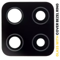 Back Camera Lens With Cover Bezel Ring For Samsung Galaxy A42 5G (A426 / 2020) (Prism Dot Black)