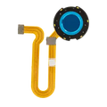Fingerprint Reader With Flex Cable For Motorola One Hyper (XT2027 / 2020) (Deepsea Blue)