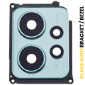 Back Camera Lens With Bracket / Bezel For Xiaomi Redmi Note 12 4G (Mint Green)