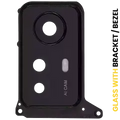 Back Camera Lens With Bracket / Bezel For Xiaomi Redmi Note 12S (Onyx Black)