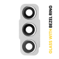 Back Camera Lens With Bezel Ring For Samsung Galaxy S21 FE 5G (White)