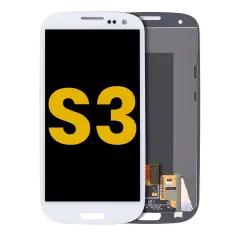 LCD Assembly Without Frame For Samsung Galaxy S3 (Refurbished) (White)