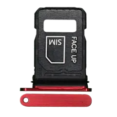 Single Sim Card Tray For Motorola Razr Plus / Razr 60 Ultra (XT2551 / 2025) (Genuine OEM) (Rio Red)
