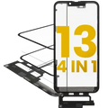 4 in 1 Short Flex (Digitizer Touch With Glass + OCA + Frame Pre-installed) For iPhone 13 (OCA Master)
