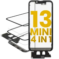 4 in 1 Short Flex (Digitizer Touch With Glass + OCA + Frame Pre-installed) For iPhone 13 Mini (OCA Master)