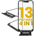 4 in 1 Short Flex (Digitizer Touch With Glass + OCA + Frame Pre-installed) For iPhone 13 Pro Max (OCA Master)