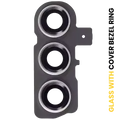 Back Camera Lens With Cover Bezel Ring For Samsung Galaxy S23 5G / S23 Plus 5G (Lime)