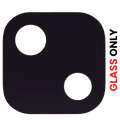 Back Camera Lens (Glass Only) With Adhesive For Google Pixel 4A (Aftermarket Plus)