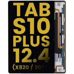 OLED Assembly Without Frame For Samsung Galaxy Tab S10 Plus 12.4" (X820 / X826) (2024) (Refurbished) (Black)