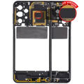 Mid-Frame Housing For Samsung Galaxy A23 5G (A236U / 2022) (US Version) (Black)