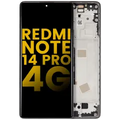 OLED Assembly With Frame For Xiaomi Redmi Note 14 Pro 4G (Refurbished) (Midnight Black)
