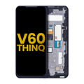 Secondary Screen For Case OLED Assembly With Frame For LG V60 ThinQ 5G (Refurbished) (All Colors)