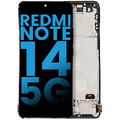 LCD Assembly With Frame For Xiaomi Redmi Note 14 5G (Aftermarket: Incell) (Midnight Black)