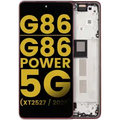 OLED Assembly With Frame For Motorola Moto G86 / G86 Power 5G (XT2527 / 2025) (Refurbished) (Chrysanthemum)