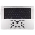 Top Case with Battery and Keyboard (ANSI US) For MacBook Pro 16" A2485 (2021) (Genuine OEM) (Silver)