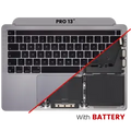 Top Case With Battery And Keyboard (ANSI US) For MacBook Pro 13" A2338 (2020) (M1) (Space Gray)