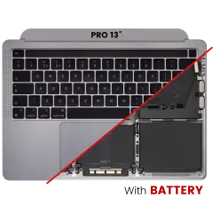 Top Case With Battery And Keyboard (ANSI US) For MacBook Pro 13" A2338 (2020) (M1) (Space Gray)
