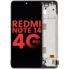 OLED Assembly With Frame For Xiaomi Redmi Note 14 4G (International Version) (Aftermarket Plus) (All Colors)