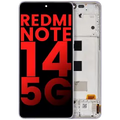 OLED Assembly With Frame For Xiaomi Redmi Note 14 5G (Aftermarket Plus) (Lavender Purple)