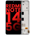 OLED Assembly With Frame For Xiaomi Redmi Note 14 5G (Aftermarket Plus) (Coral Green)
