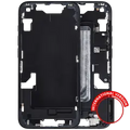 Mid-Frame Housing W/ Small Parts For iPhone 16e / 17e (EU / Global Version) (Used OEM Pull: Grade A) (Black)