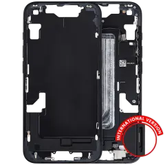 Mid-Frame Housing W/ Small Parts For iPhone 16e / 17e (EU / Global Version) (Used OEM Pull: Grade A) (Black)