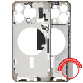 Mid-Frame Housing W/ Small Parts For iPhone 15 Pro Max (EU / Global Version) (Used OEM Pull: Grade B) (Natural Titanium)
