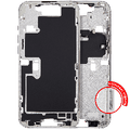 Mid-Frame Housing With Power And Volume Button For iPhone 16 Pro Max (EU / Global Version) (Aftermarket Plus) (White Titanium)