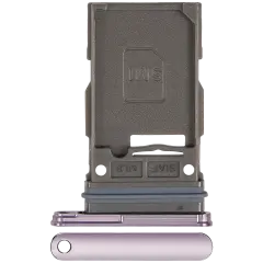 Single Sim Card Tray Compatible For Samsung Galaxy S22 5G / S22 Plus 5G (Bora Purple)