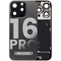 Back Glass w/ MagSafe Magnet & NFC & Flashlight Flex For iPhone 16 Pro (No Logo) (Aftermarket) (Black Titanium)