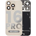 Back Glass w/ MagSafe Magnet & NFC & Flashlight Flex For iPhone 16 Pro (No Logo) (Aftermarket) (Desert Titanium)