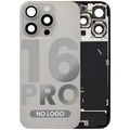 Back Glass w/ MagSafe Magnet & NFC & Flashlight Flex For iPhone 16 Pro (No Logo) (Aftermarket) (Natural Titanium)