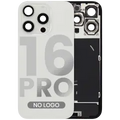 Back Glass w/ MagSafe Magnet & NFC & Flashlight Flex For iPhone 16 Pro (No Logo) (Aftermarket) (White Titanium)