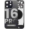 Back Glass w/ MagSafe Magnet For iPhone 16 Pro (No Logo) (Aftermarket) (Black Titanium)